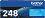 ����� ������ Brother TN-248C Cyan - 1000 �������� - 