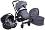 Бебешка количка 3 в 1 Graco Evo Suits Me - С кош за новородено, лятна седалка, кош за кола и аксесоари - количка