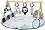   Tiny Love Luxe Gymini -  12     ,   Black & White Decor - 