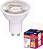 LED  Osram PAR16 50 827 GU10 4.2 W 3000K - 350 lm   Value Plast - 