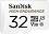 Micro SDHC ����� ����� 32 GB SanDisk High Endurance - Class 10, U3, V30 ��� SD ������� - 