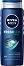 Nivea Men Fresh Kick Shower Gel - ��� ��� �� ���� �� ����, ���� � ���� �� ������� Fresh Kick - ��� ���
