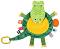 Крокодил - Мека играчка за бебешко креватче или количка от серията "Snuggle Pal" - 
