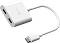  USB-C male  2 x USB-C female j5create JCA164 - DisplayPort Alt Mode, Power Delivery - 