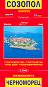 ����� �� ������� � ����������. ������������ ��� : Map of Sozopol and Chernomorets. Travel Guide - � 1:5000 - �����
