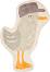   Little Dutch Seagull - 100%  , 80 x 125 cm,   Sailors Bay - 