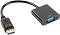  DisplayPort male  VGA female Langberg -   20 cm - 
