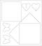 ����� �� ������ �� ��������� � ����� Sizzix Bigz Minni Card and Envelope Set - 6 �������� - 