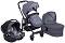 Бебешка количка 3 в 1 Graco Evo Suits Me - С кош за новородено, лятна седалка, кош за кола и аксесоари - 