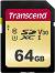 SDXC   64 GB Transcend SDC500S - Class 10, UHS-I U3, V30 - 
