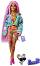 Кукла Барби с розови плитки - Mattel - От серията Extra - кукла