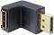 ������� DisplayPort male ��� DisplayPort female 90� DeLock - 