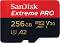 Micro SDXC   256 GB SanDisk - Class 10, U3, V30, A2  SD    Extreme Pro - 