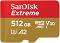 Micro SDXC ����� ����� 512 GB SanDisk - Class 10, U3, V30, A2 �� ������� Extreme - 