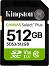 SDXC   512 GB Kingston Canvas Select Plus SD - Class 10, UHS-I U3, V30 - 