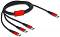 3  1 USB-C male  3 x USB-C male DeLock - 1 m - 
