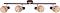    Omnia Woody E14 4 x 40 W - 