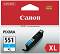      Canon CLI-551 XL Cyan - 650  - 