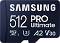 Micro SDXC   512 GB Samsung PRO Ultimate - A2, UHS-I, U3, V30  SD  - 