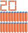 Nerf - ��������� �� ������� N1 Refill - 20 ���� - �������
