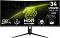 ������� MSI MAG 342CQR E2 - 34", VA, 180 Hz, 21:9, 3440 x 1440, 1 ms, 2 x HDMI, DisplayPort, AMD FreeSync Premium - 