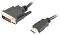  Lanberg DVI-D (24+1) pin male  HDMI male - 1.8 m - 