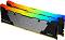 RAM ����� Kingston FURY Renegade RGB KF436C16RB12AK2/32 - 32 GB (2 x 16 GB), DDR4, 3600 MHz, CL16, Dual Channel - 