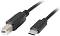  USB-C male  USB-B male Lanberg - 1.8 m - 