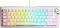    Glorious GMMK 3 White - 65%, USB , RGB , ANSI Layout, Fox MX - 