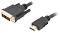  Lanberg HDMI male  DVI-D (18+1) male - 1.8 m - 