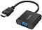  HDMI male  VGA female Hama - 