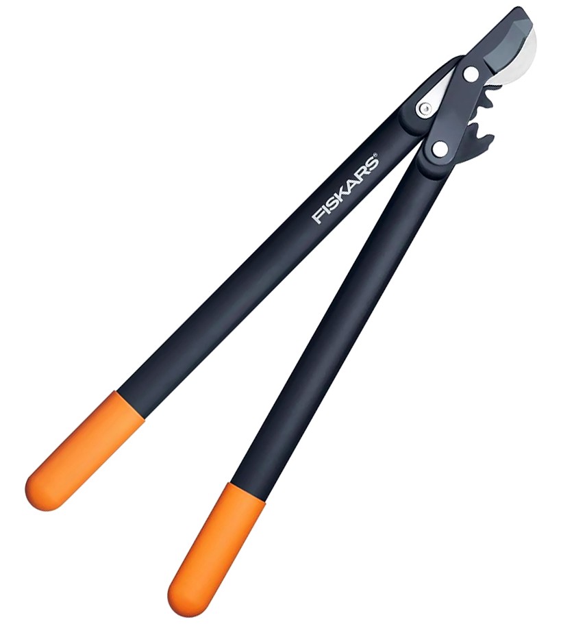 Овощарска ножица с глава с форма на кука Fiskars L74 - За свежа дървесина от серията PowerGear - 