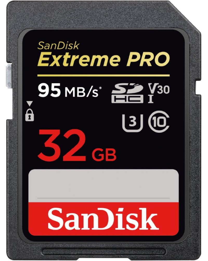 SDHC   32 GB SanDisk - Class 10, U3, V30   Extreme Pro - 