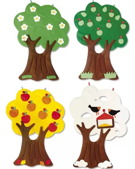 Дървото на сезоните Дървото на сезоните - 39 елемента - образователен комплект