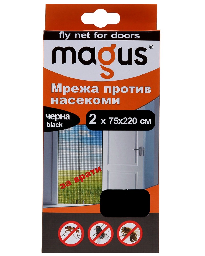 Мрежа за врата против насекоми Magus Мрежа за врата против насекоми Magus - С прикрепяща лента и оловни тежести -
