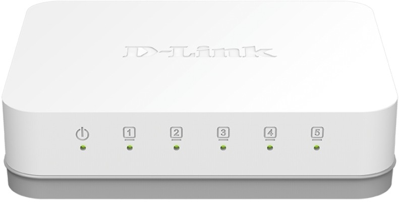 ���� D-Link GO-SW-5G - 5 �����, 1000 Mbps - 