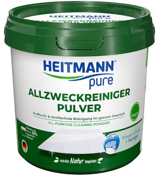 Универсален почистващ прах Heitmann Pure Универсален почистващ прах Heitmann Pure - 300 g - почистващ препарат