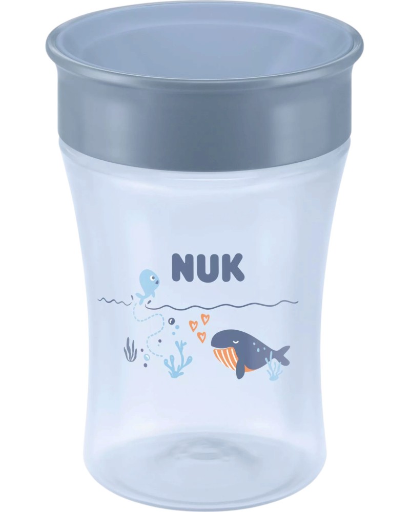 Преходна чаша 360° NUK Magic Cup Преходна чаша 360° NUK Magic Cup - 230 ml, от серията First Choice, 8+ м - чаша