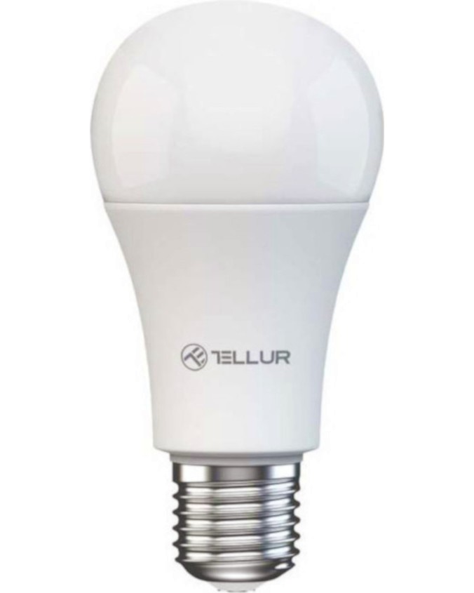 LED крушка Tellur Wi-Fi Smart Bulb E27 9 W 2700-6500K LED крушка Tellur Wi-Fi Smart Bulb E27 9 W 2700-6500K - 820 lm -