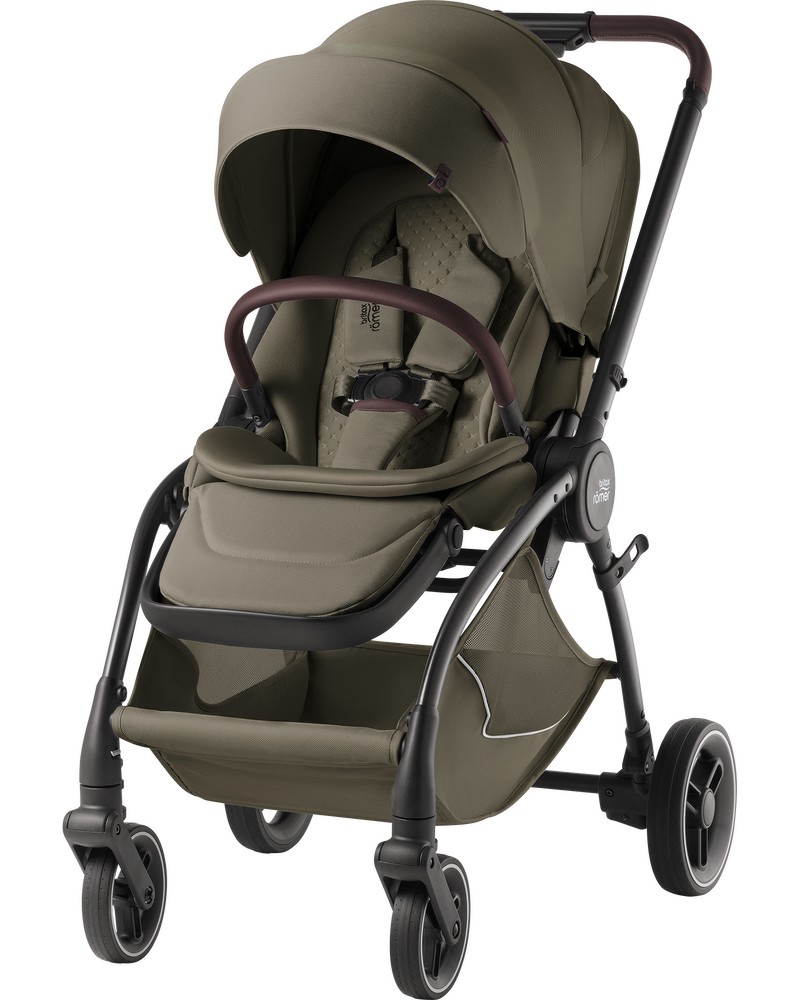 Комбинирана количка Britax Rio Lux Комбинирана количка Britax Rio Lux - С поставка за чаша и адаптери за кош - количка