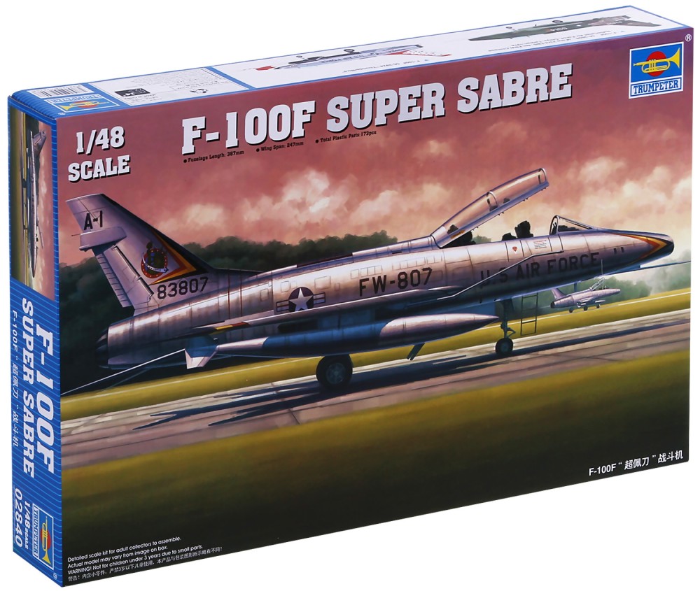   - F-100F Super Sabre -   - 