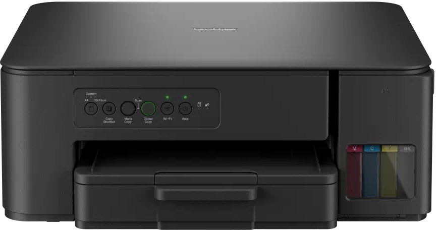 Мултифункционално мастиленоструйно устройство Brother DCP-T430W Мултифункционално мастиленоструйно устройство Brother DCP-T430W - Цветен принтер / копир / скенер, 2400 x 600 dpi, 16 ipm, Wi-Fi, LAN, USB, А4, ADF -