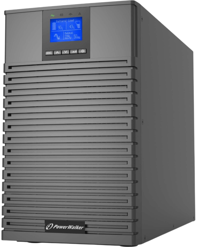 Непрекъсваемо токозахранващо устройство PowerWalker VFI 2000 ICT IoT PF1 Непрекъсваемо токозахранващо устройство PowerWalker VFI 2000 ICT IoT PF1 - 2000 VA, 2000 W, 8 x IEC C13, 6 x 12 V / 7 Ah, USB, RS232, On-Line -
