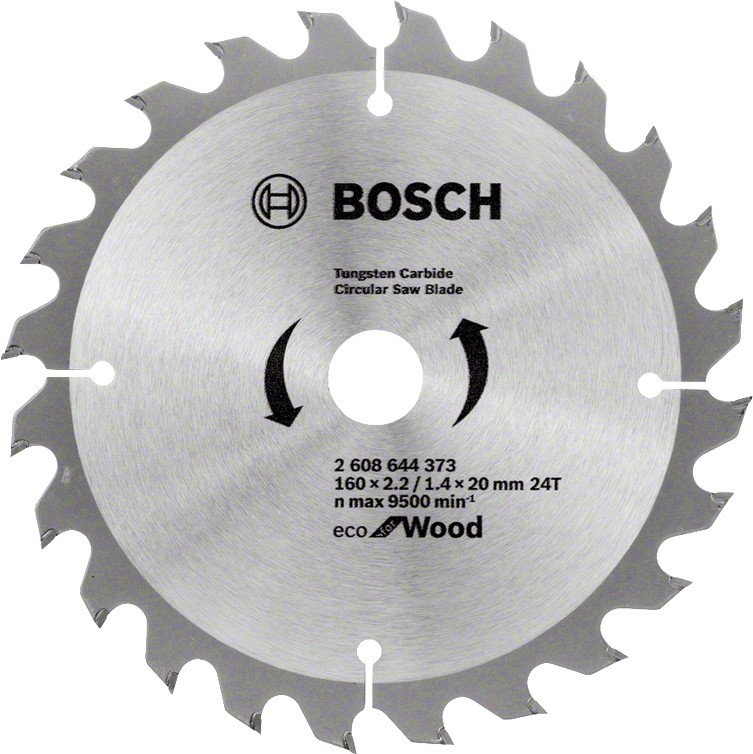     Bosch - ∅ 160 / 20 / 1.4 mm  24  36    Eco for Wood - 