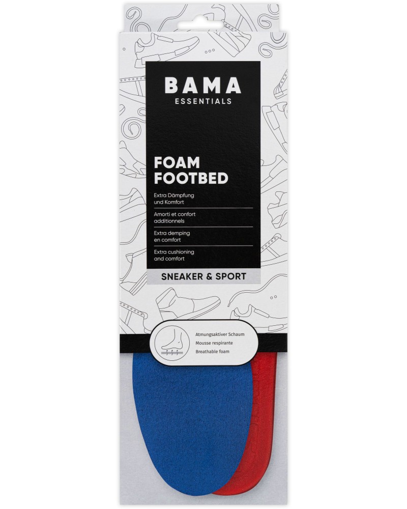    Bama Foam Footbed -  35 - 46 - 