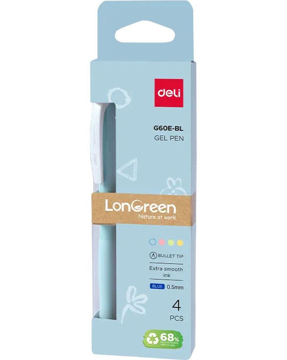    Deli EG60E-BL 0.5 mm - 4    LonGreen - 