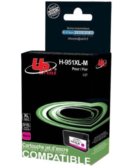 ������ � ������� �� ������� UPrint H-951XL Magenta - 1500 �������� - 