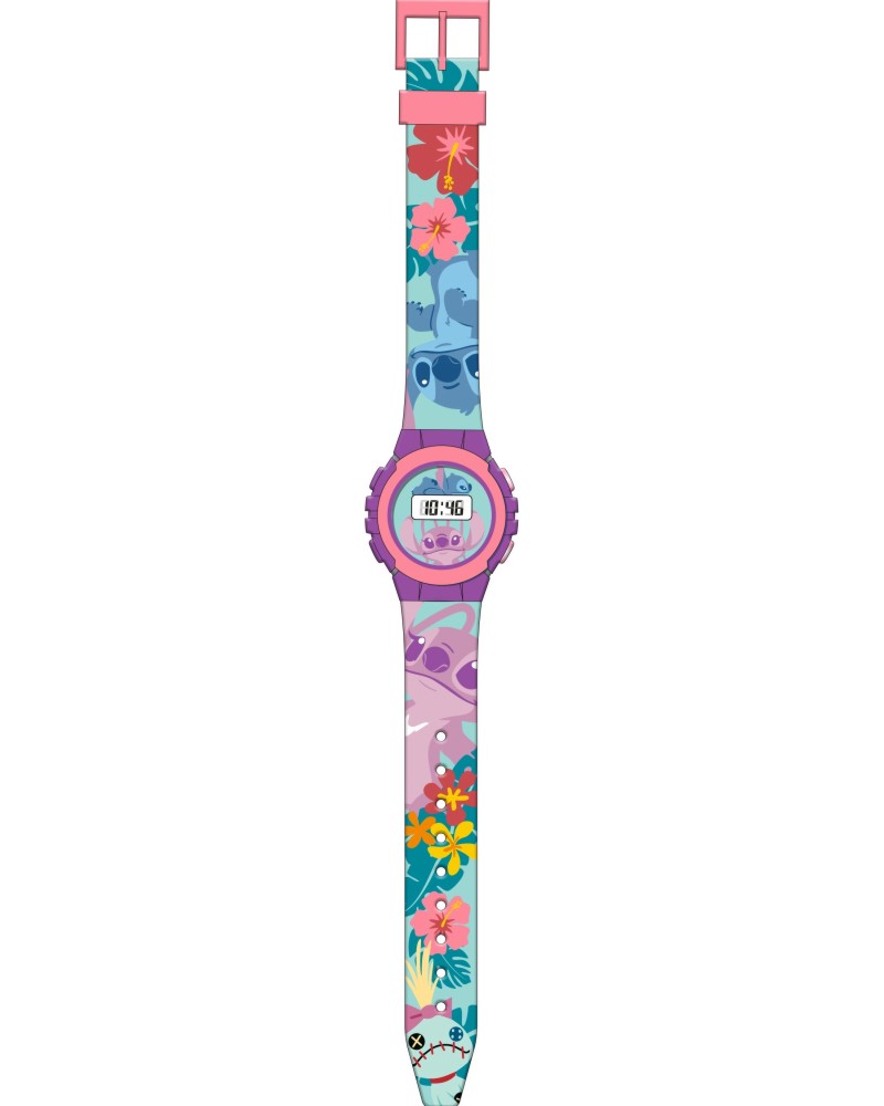 Детски ръчен часовник Kids Licensing Tropical Angel and Stitch Детски ръчен часовник Kids Licensing Tropical Angel and Stitch - На тема Лило и Стич -
