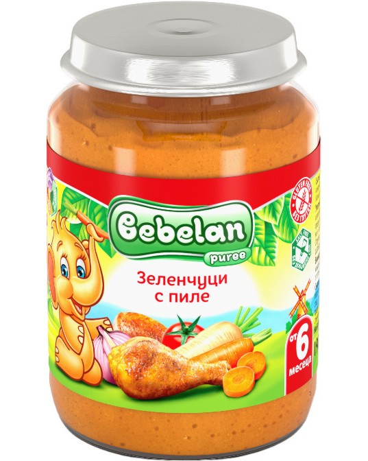      Bebelan Puree - 190 g,  6+  - 