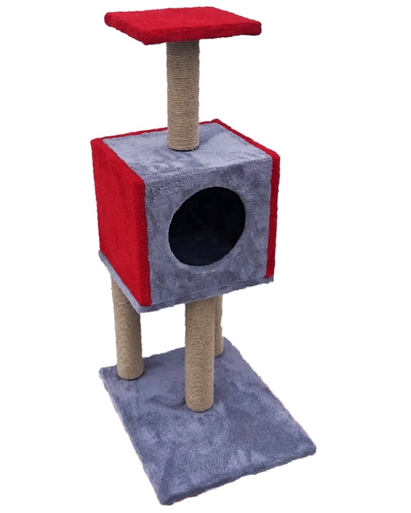 Катерушка за котки MINA PET Катерушка за котки MINA PET - С драскалки, хралупа и платформи - продукт